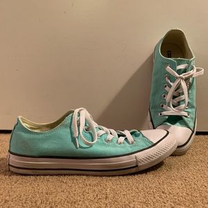 Women's Aqua Converse All Stars
